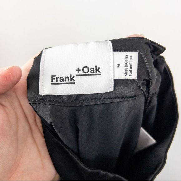 Chic Black Satin Sleeveless Dress by Frank & Oak - Picture 12 of 14